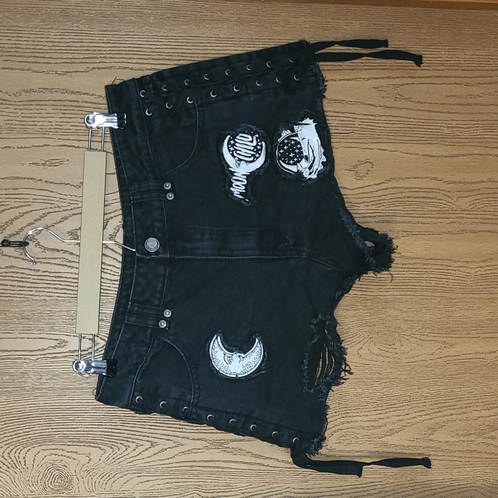 Black Daisey Duke Cut Off Shorts